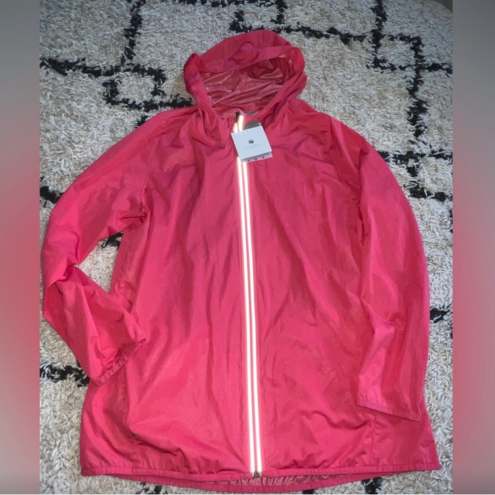 J Jill “Pure Jill Fit” pink jacket - lightweight windbreaker- size large